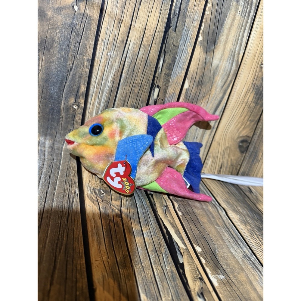 Ty Beanie Baby Aruba the Fish DOB April 8, 2000